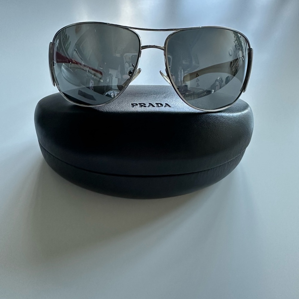 Vintage Prada Sport Sunglasses Red/White - Picture 3 of 9